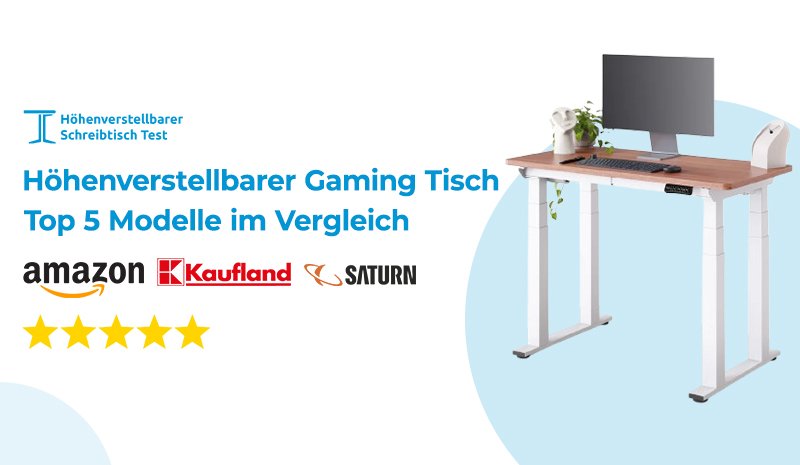 Höhenverstellbarer Gaming Tisch - Top 5 Modelle im Vergleich