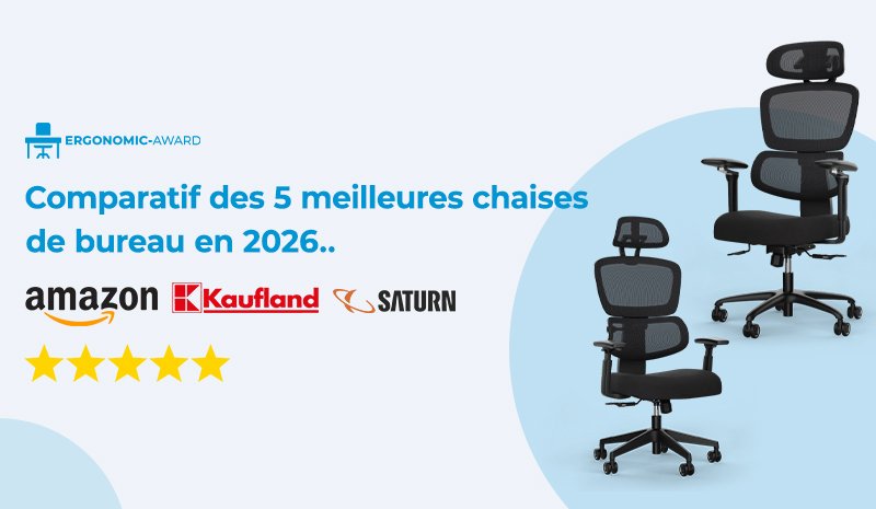 Comparatif des 5 meilleures chaises de bureau en 2026 (selon un expert en ergonomie)