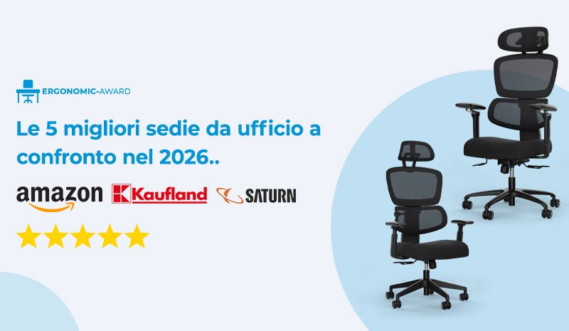 Le 5 migliori sedie da ufficio a confronto nel 2026 (secondo un esperto di ergonomia)